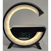 Ночник аккумуляторный с часами G BT-3401 Smart Light Sound Machine Черный