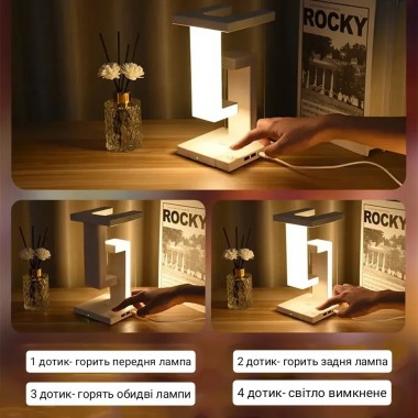 Лампа-ночник с беспроводной зарядкой ANTI-GRAVITY WIRELESS 10W Лампа-ночник с беспроводной зарядкой ANTI-GRAVITY WIRELESS 10W