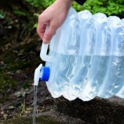 Складная канистра для воды с краником 15 л