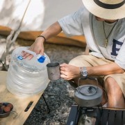 Складная канистра для воды с краником 15 л