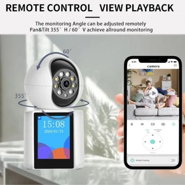 5-мегапиксельная 2,8 дюймовая Wi-Fi Голосовая камера видеоняня с видеозвонком