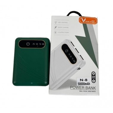 Зарядное устройство Power Bank Viaking 50000 mAh N-8 Зеленый