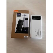 Зарядное устройство Power Bank Viaking 50000 mAh smartquality N7 на 3 разъема с фонариком , Портативна бат