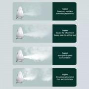 Портативный вентилятор USB с водяным охлаждением, распылитель, ночник Air Cooler 657, увлажнитель