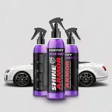 Полироль для удаления царапин с кузова авто Shine Armor спрей для блеска и защиты автомобиля