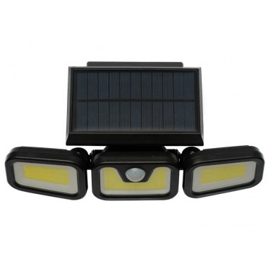 Уличный тройной светильник FH-74B Led фонарь на солнечной батарее с датчиком движения до 5м, IP65 Уличный тройной светильник FH-74B Led фонарь на солнечной батарее с датчиком движения до 5м, IP65