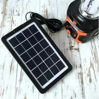 Портативная автономная солнечная система Solar Light AT-9016 походный переносной фонарь с функцией павербанк