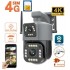 Уличная 4G камера V380 8Мп 2 объектива удаленный просмотр поддержка SIM-карт вращение сигнализация