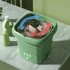 Складная стиральная машина Folding Washing Machine силиконовая складная стиралка ведро 7 л. Зеленый