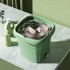 Складная стиральная машина Folding Washing Machine силиконовая складная стиралка ведро 7 л. Зеленый