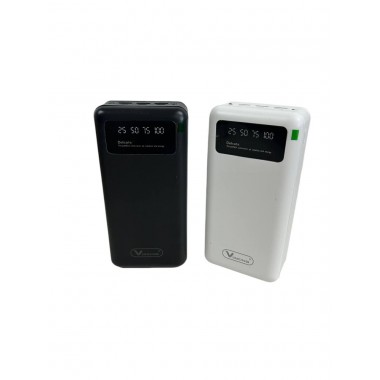 Повербанк power bank Viaking 50000 mAh YM-500 Фонарь 4 USB порта, дисплей, Powerbank Черный