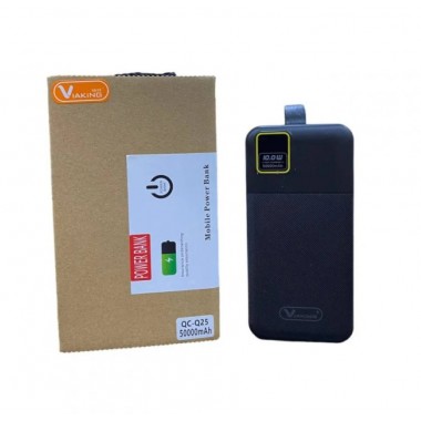 Портативное зарядное устройство Power Bank ViaKing QC-Q25 50000 mAh, Черный
