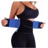 Пояс для похудения на липучке Hot Shapers Belt Power утягивающий Черно-синий
