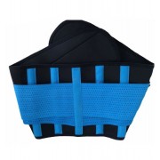 Пояс для похудения на липучке Hot Shapers Belt Power утягивающий Черно-синий