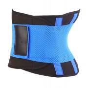 Пояс для похудения на липучке Hot Shapers Belt Power утягивающий Черно-синий