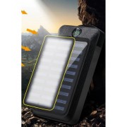 Повербанк с фонариком и солнечной батареей + компас Viaking 50000 mAh N2