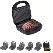 Мультимейкер Сэндвичница со съемными формами 6 в 1 Opera OP-909 на 2500 Вт