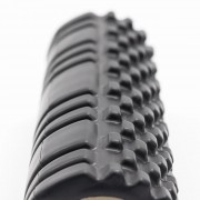 Валик для спины ShappaFit средней жесткости , 30х10 см , цвет черный, ролик массажный