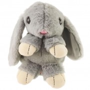 Мягкая игрушка, музыкальный заяц GREY на аккумуляторе