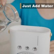 Вентилятор настольный двойной с охлаждением Double-ended Spray Fan LED подсветка 3 скорости пульт