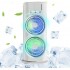 Вентилятор настольный двойной с охлаждением Double-ended Spray Fan LED подсветка 3 скорости пульт Вентилятор настольный двойной с охлаждением Double-ended Spray Fan LED подсветка 3 скорости пульт