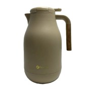 Термос в форме кувшина Feenik со стеклянной колбой на 2 л KD-200G Термочайник для напитков Бежевый