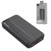 Внешний аккумулятор Power bank 20000mAh с USB, Lenyes PX263, Повербанк с быстрой зарядкой