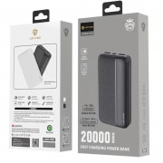 Внешний аккумулятор Power bank 20000mAh с USB, Lenyes PX263, Повербанк с быстрой зарядкой