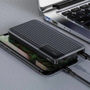 Внешний акумулятор PowerBank 10000mAh, LENYES PX161 / Портативный аккумулятор / Повербанк для телефона / УМБ