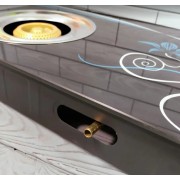 Плита Rainberg RB-2231 газовая плита настольная плита на 2 конфорки туристическая плита портативная плита газ