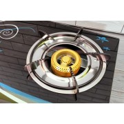 Плита Rainberg RB-2231 газовая плита настольная плита на 2 конфорки туристическая плита портативная плита газ