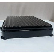 Бытовая газовая плита на 4 конфорки с крышкой Rainberg RB-2227 Черный, Настольная плита для газа