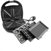 Электрогриль мультимейкер Rainberg RB-5408 4в1 орещница бутербродница бельгийская вафля гриль 2200 Вт