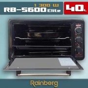 Электрическая Печь Elite Rainberg RB-5600 1300 Вт Объем 40 литров | Электрическая Духовка Настольная