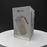 Термос в форме кувшина Feenik со стеклянной колбой на 2 л KD-200G Термочайник для напитков Бежевый