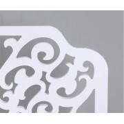 Полка стелаж пластиковая в ваную угловая PK-04 (80cm*20cm*20cm)