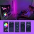 Напольная Лампа 1.4 m для спальни RGB светодиодная Напольная Лампа для спальни, HA-10