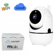 Беспроводная IP камера QC011 для видеонаблюдения дома Wifi поворотная со звуком и ночным видением