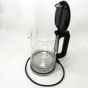 Дисковый электрический чайник Rainberg RB-709 стеклянный с подсветкой