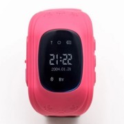 Детские смарт часы телефон Smart Baby Watch Q50 с GPS трекером Розовые