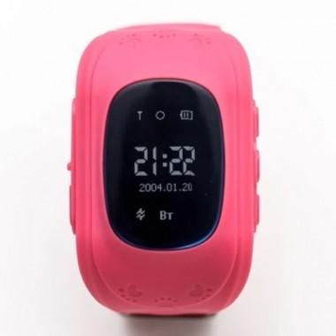 Детские смарт часы телефон Smart Baby Watch Q50 с GPS трекером Розовые