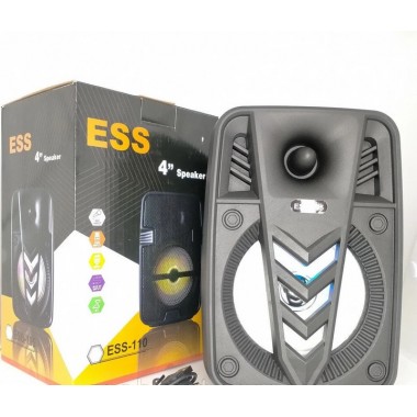Колонка мини-чемодан от сети и от аккумулятора с USB, SD, FM, AUX, Bluetooth ESS-105
