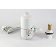 Проточный водонагреватель кран электрический нижнее подключение Белый