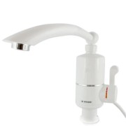 Проточный водонагреватель кран электрический нижнее подключение Белый