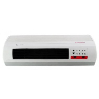 Настенный обогреватель с пультом управления Domotec 5961MS тепловая завеса, 2 режима обогрев, холодный обдув