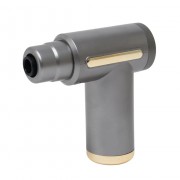 Массажер мышечный ручной Massage Gun Аккумуляторный перкуссионный Массажный 4 насадки для рук ног шеи