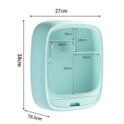Органайзер для косметики настенный U-Beauty Wall Cosmetic Box подвесной бьюти бокс с прозрачной дверцей и ящик