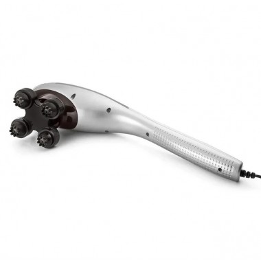 Вибромассажер для спины и тела Magic Touch massager HSM 50303 4в1 Серый с насадками
