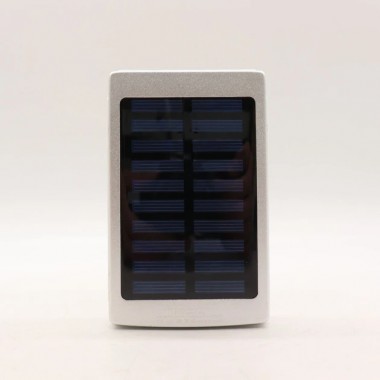 Ударопрочный солнечный повербанк Solar 20000 mAh, Серый