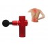 Портативный ручной массажер пистолет для тела Fascial Gun Mini Red Портативный ручной массажер пистолет для тела Fascial Gun Mini Red
